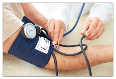 Betriebsmedizinischer Dienst / Blutdruckmessung